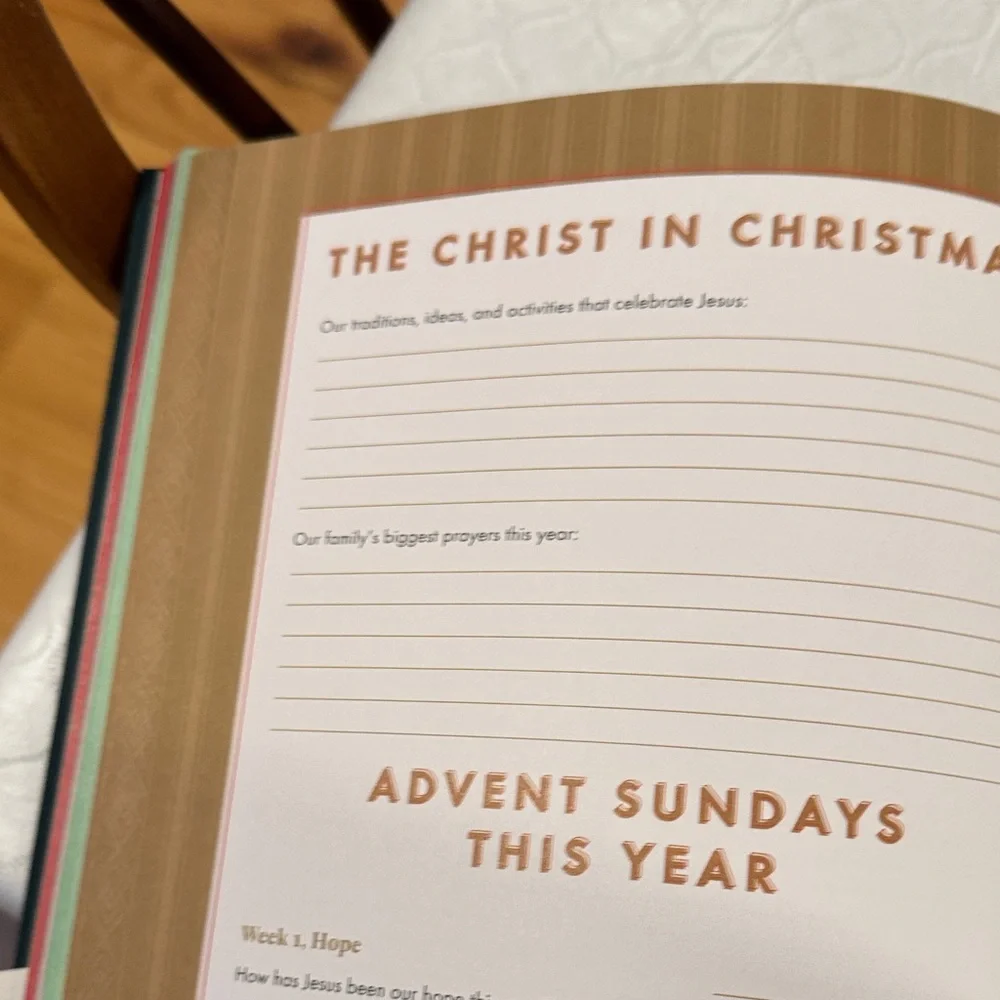 Candace Cameron Bure Inspirational Christmas Memory Book - Green